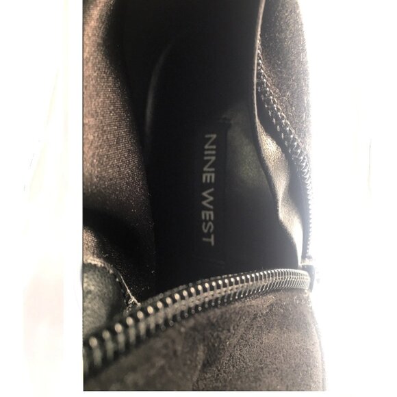 🛑 NINE WEST Knee High ➕🆒 BOOTS Designer Suede Stiletto Dress Point 💸BUY NOW‼️ - Picture 13 of 16